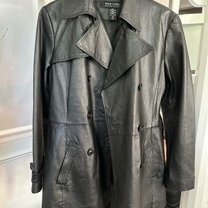 Women’s leather coat